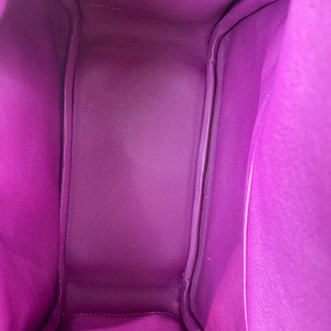 Hermes Lindy Mini P9 Purple Bag