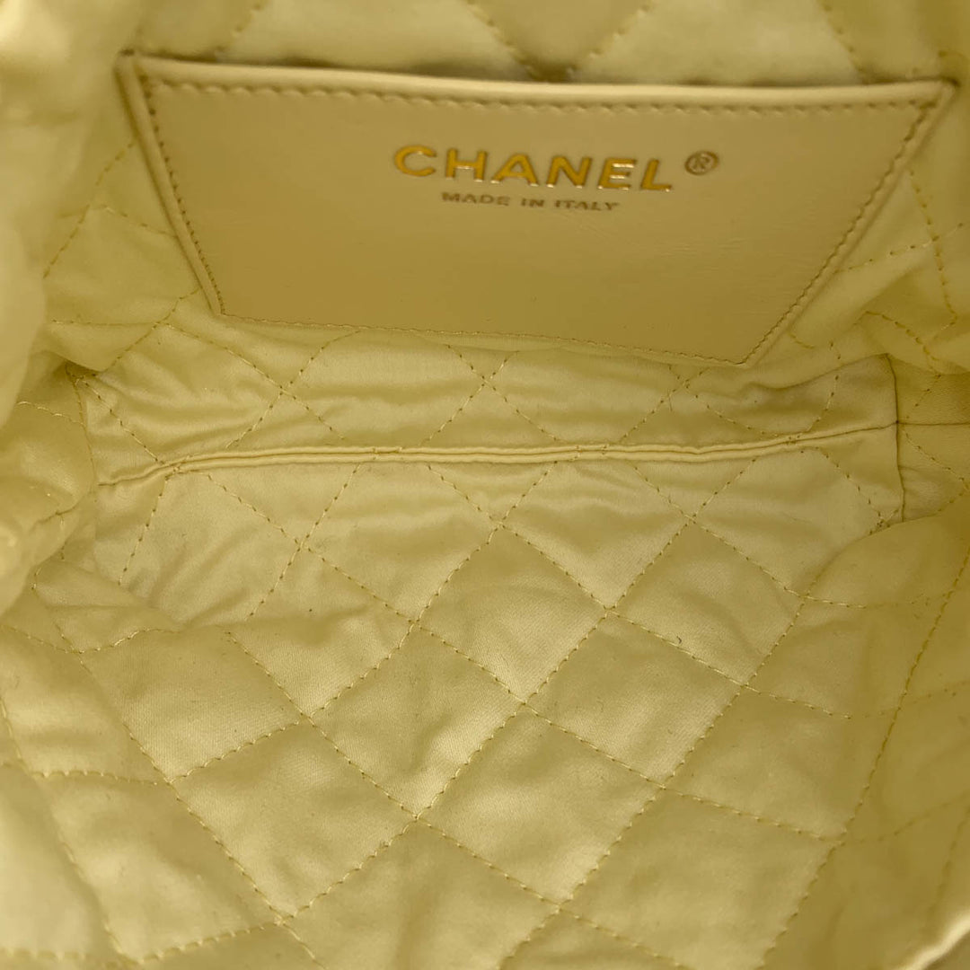 Chanel 22 Mini Yellow Bag