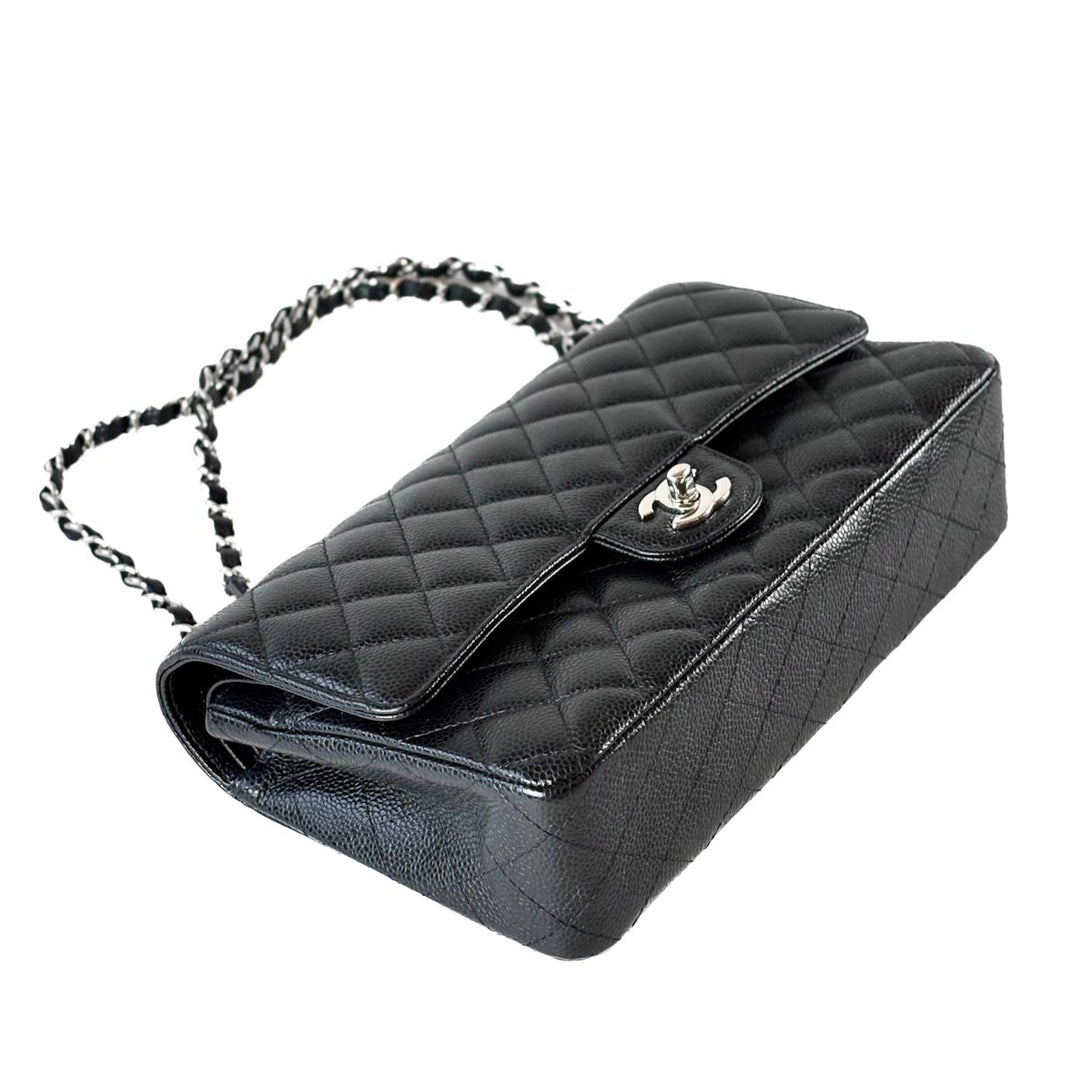 Chanel Classic Flap Medium Black Caviar Bag