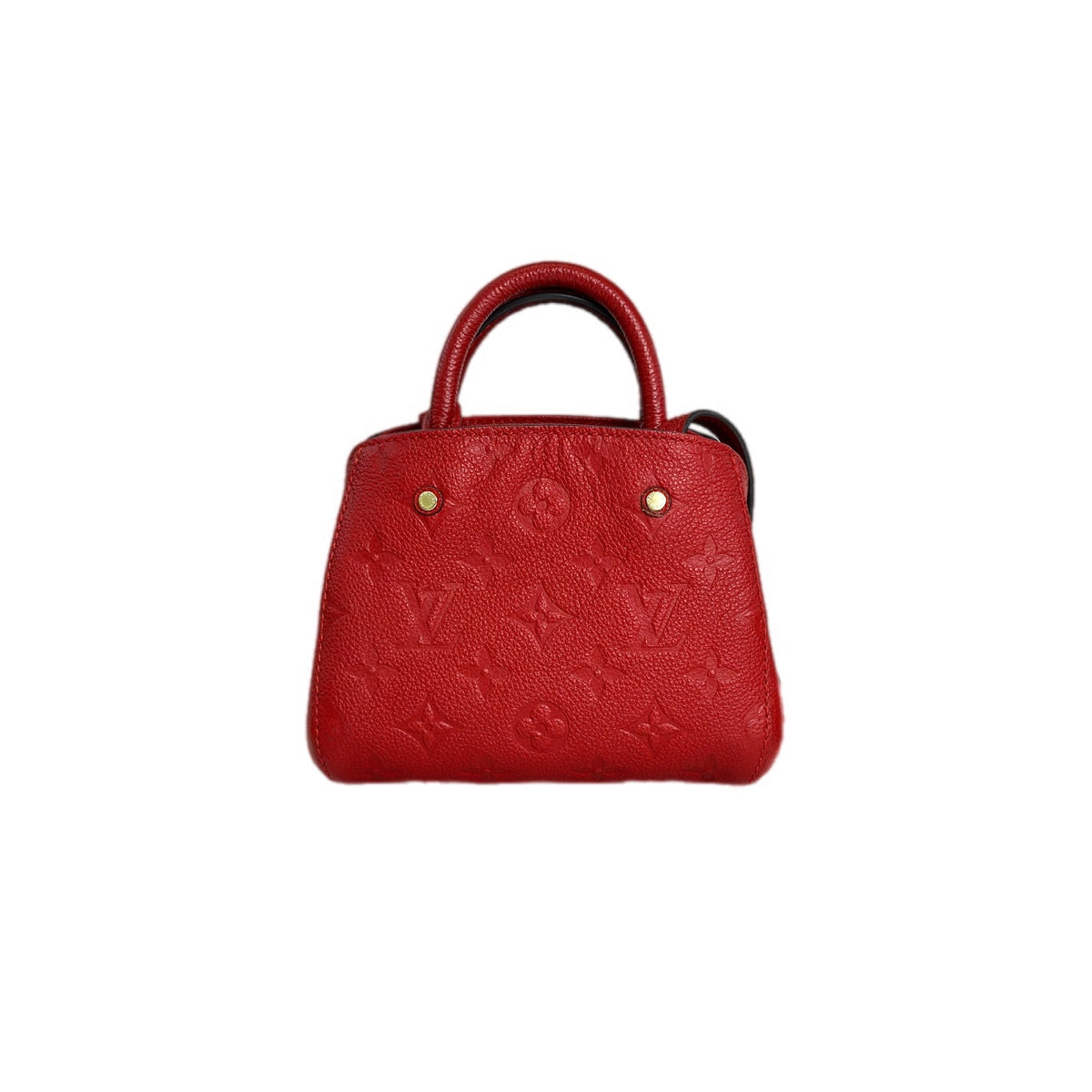 Louis Vuitton Montaigne Mini Red Calfskin