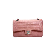 Chanel Alligator Medium Pink Classic Flap Bag - Jiaxyk