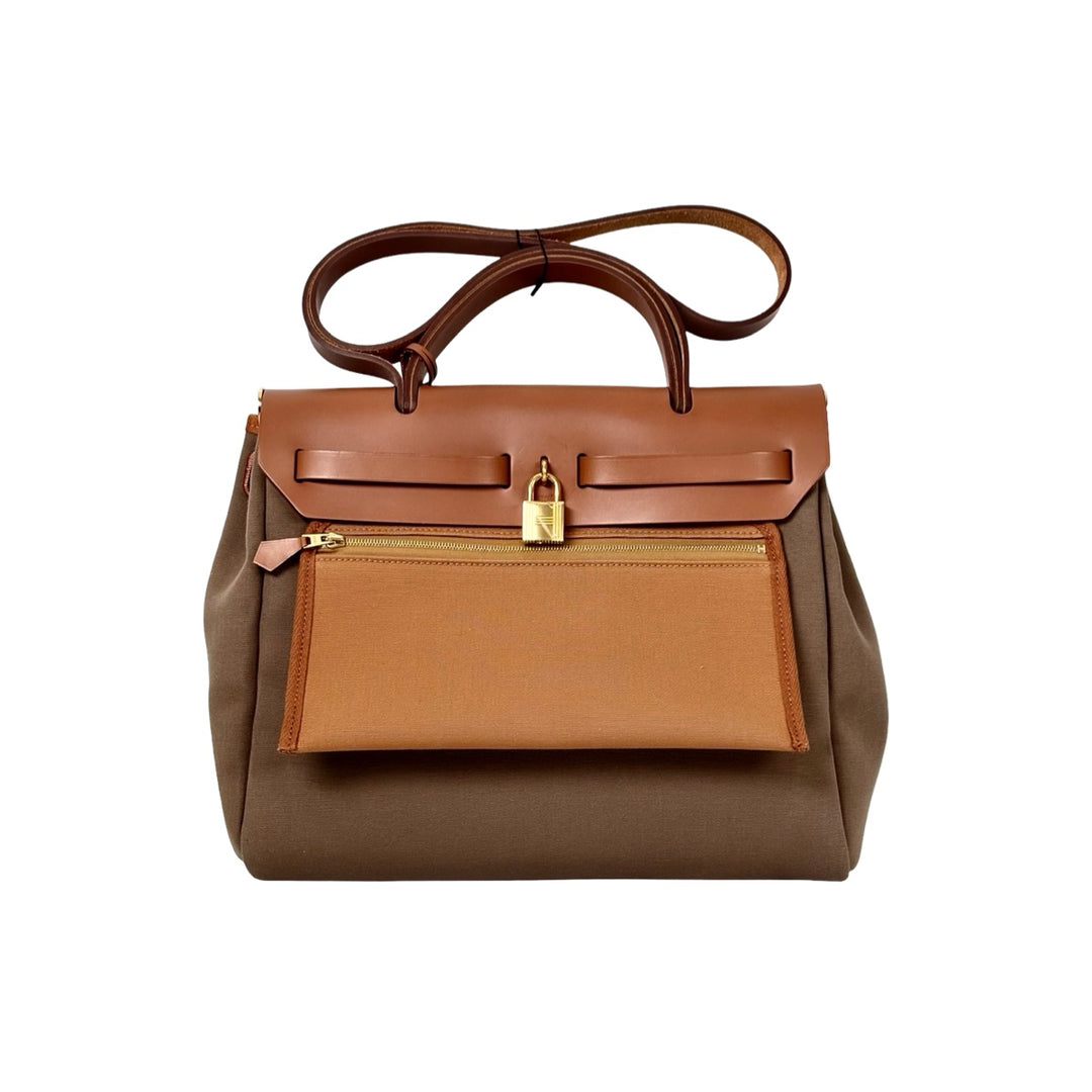 Hermes Herbag Zip 31 Brown Bag