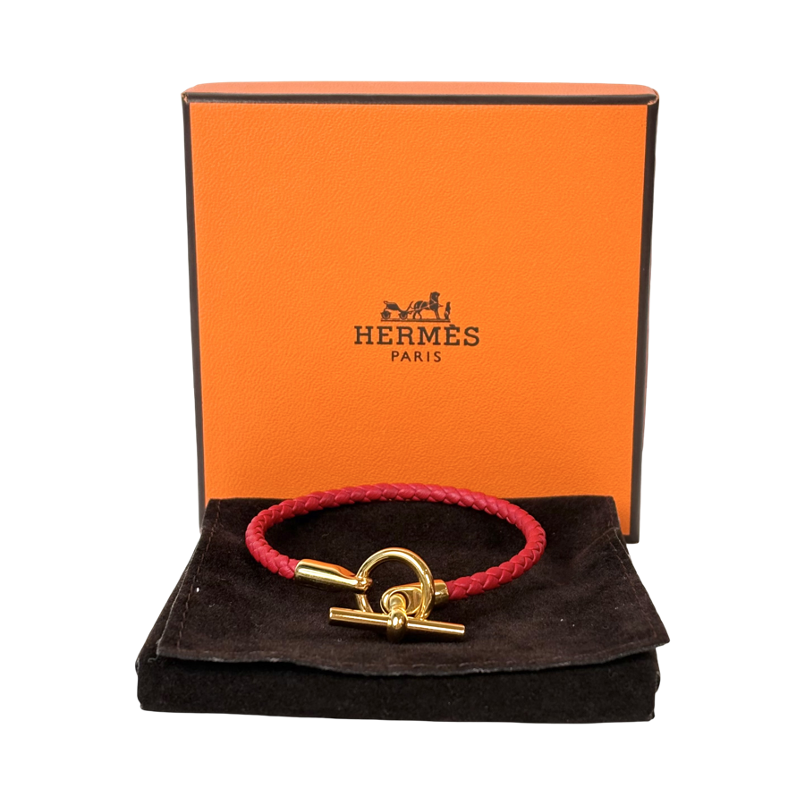 Hermes Glendon Red  Bracelet