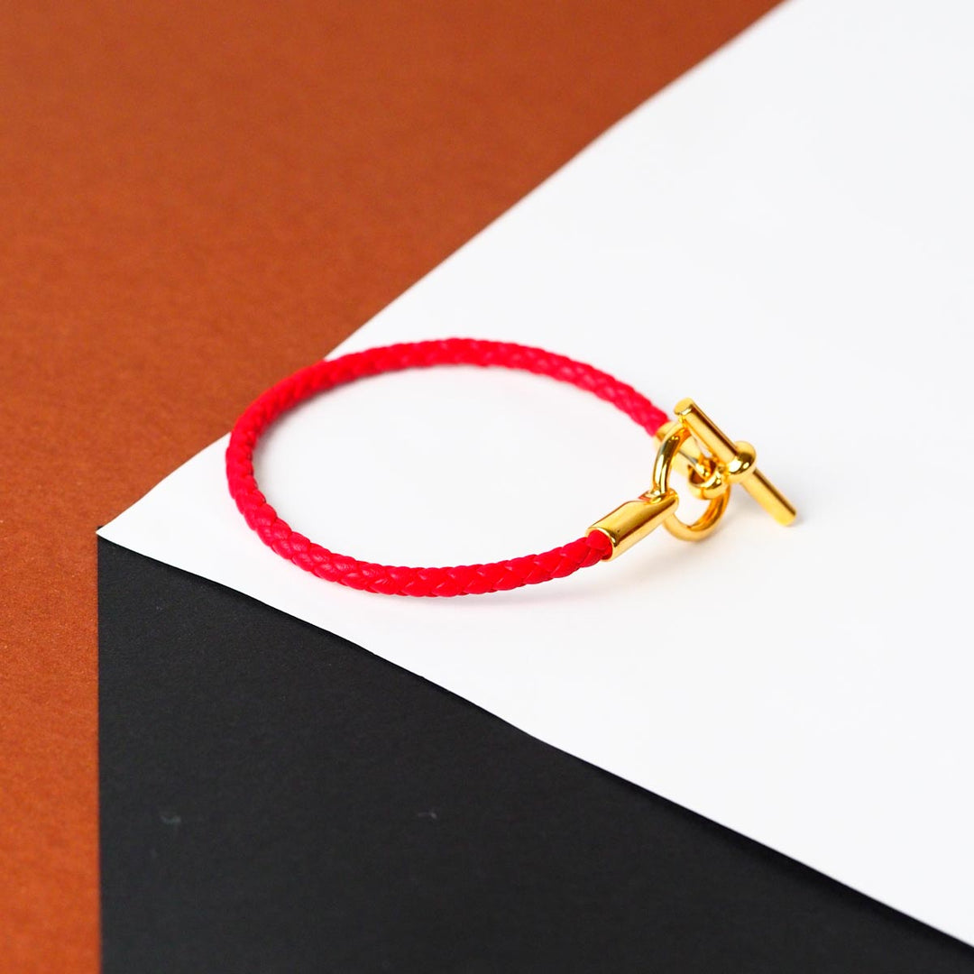 Hermes Glendon Red  Bracelet