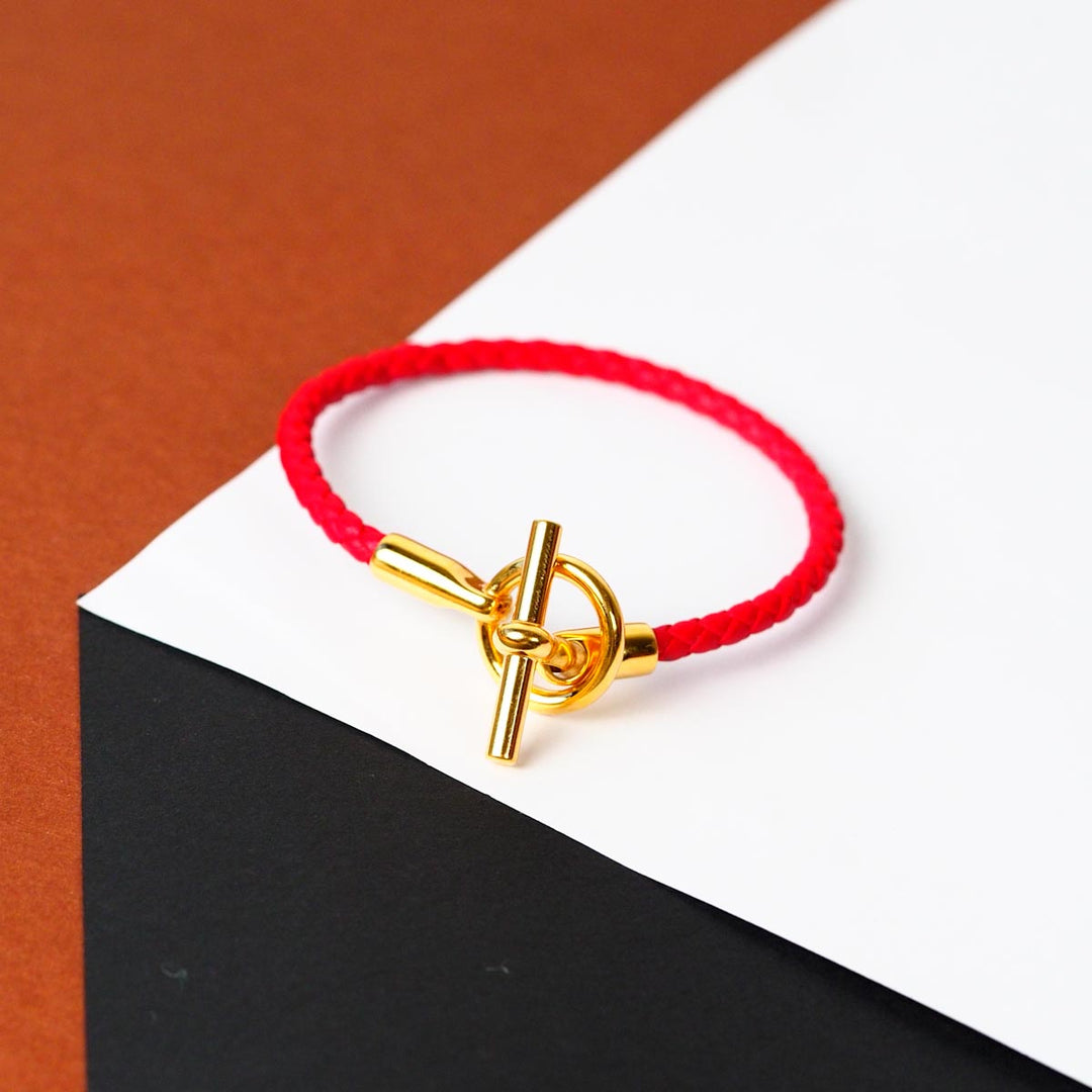 Hermes Glendon Red  Bracelet