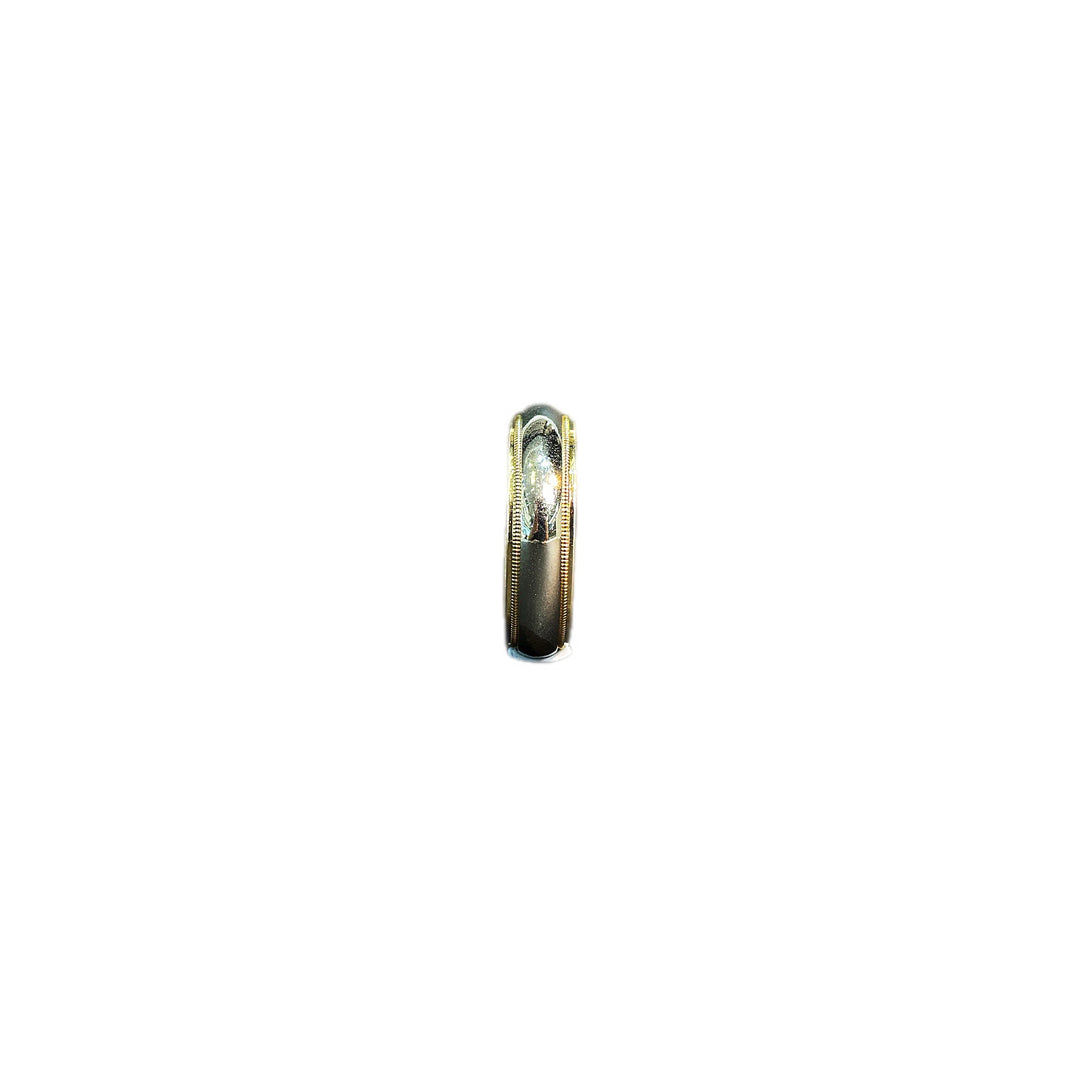 Tiffany Milgrain Classic 18K+Pt950 Ring