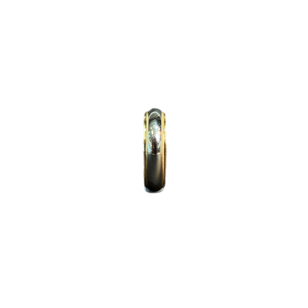 Tiffany Milgrain Classic 18K+Pt950 Ring