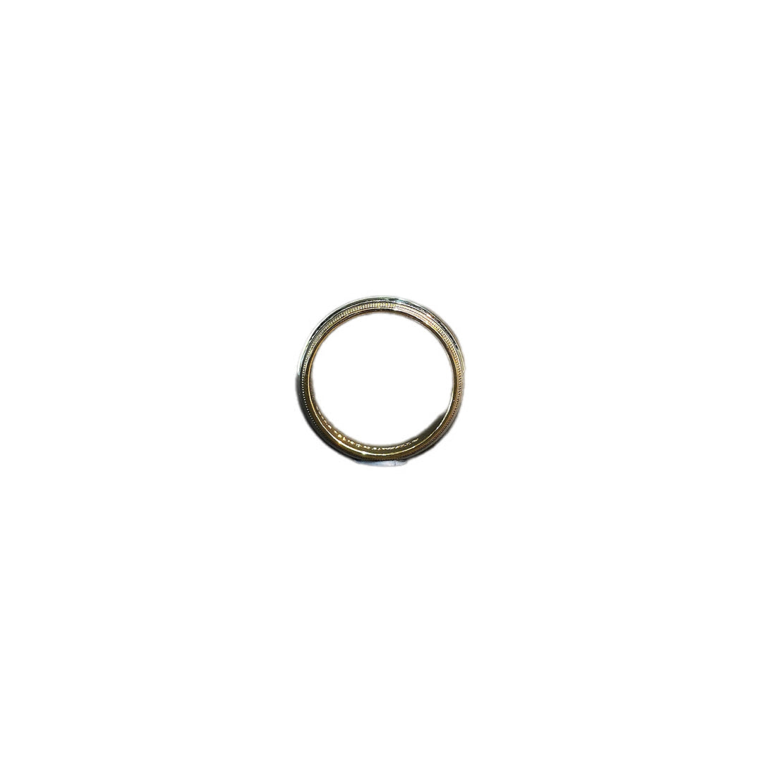 Tiffany Milgrain Classic 18K+Pt950 Ring