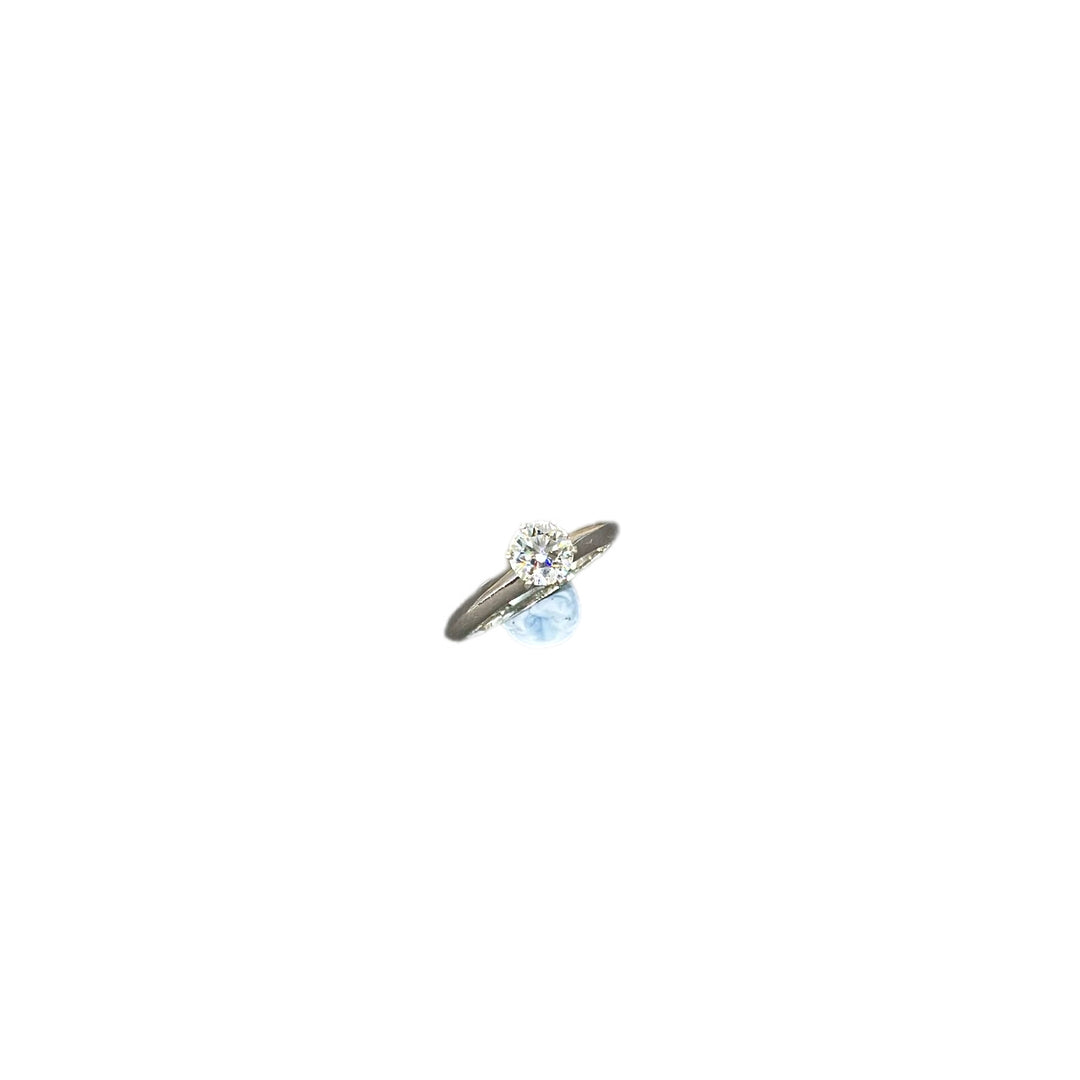 Tiffany Diamond Ring 0.72ct G #49