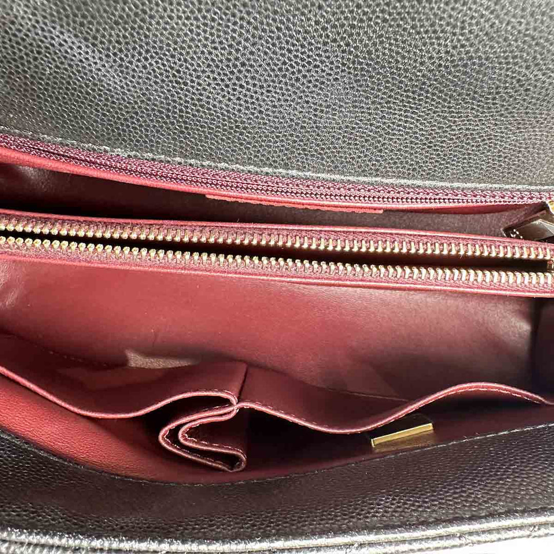 Chanel Coco Handle Medium Black Caviar Bag