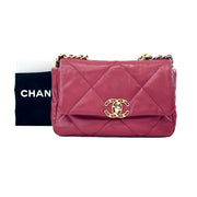 Chanel 19 Small Bag Burgundy