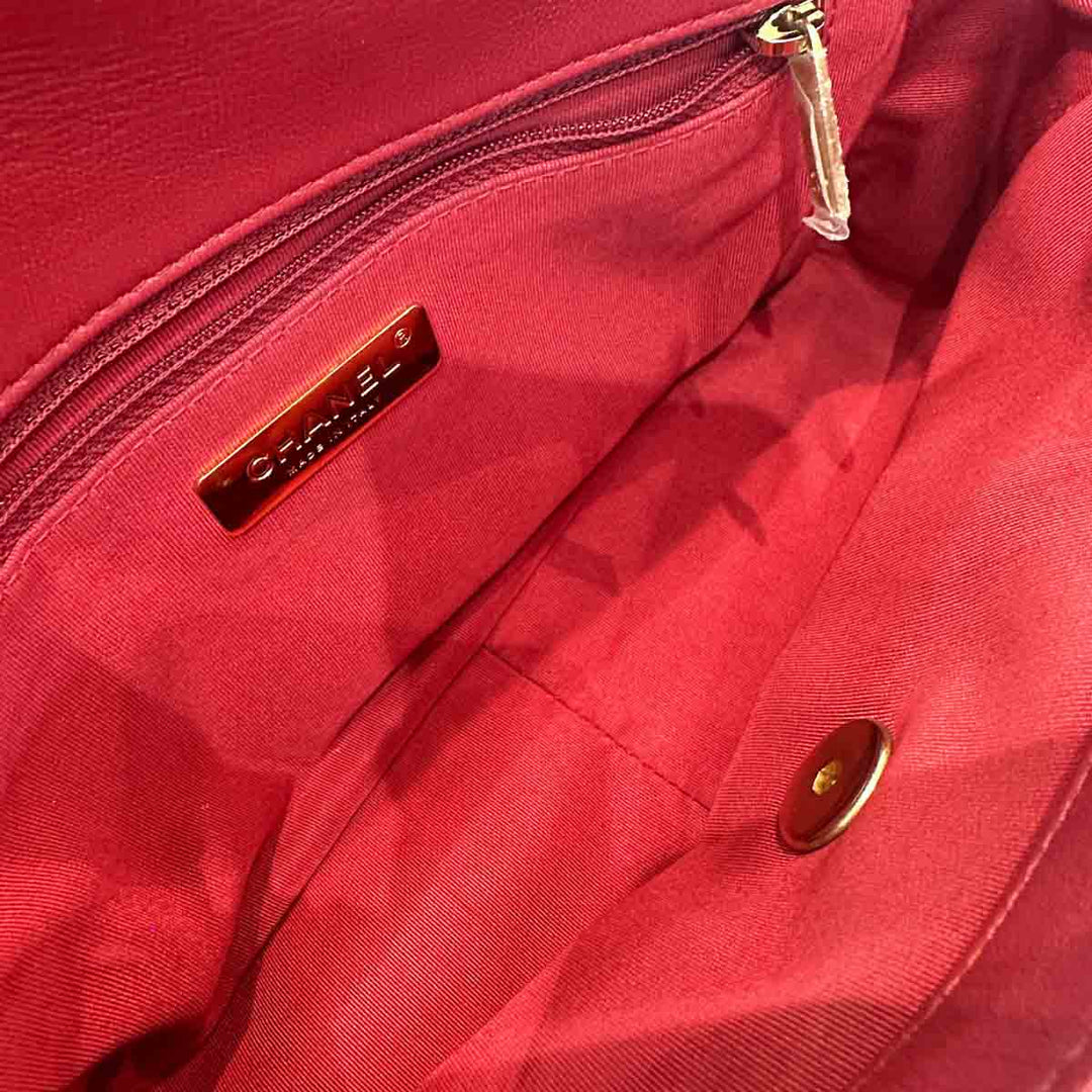 Chanel 19 Small Bag Burgundy