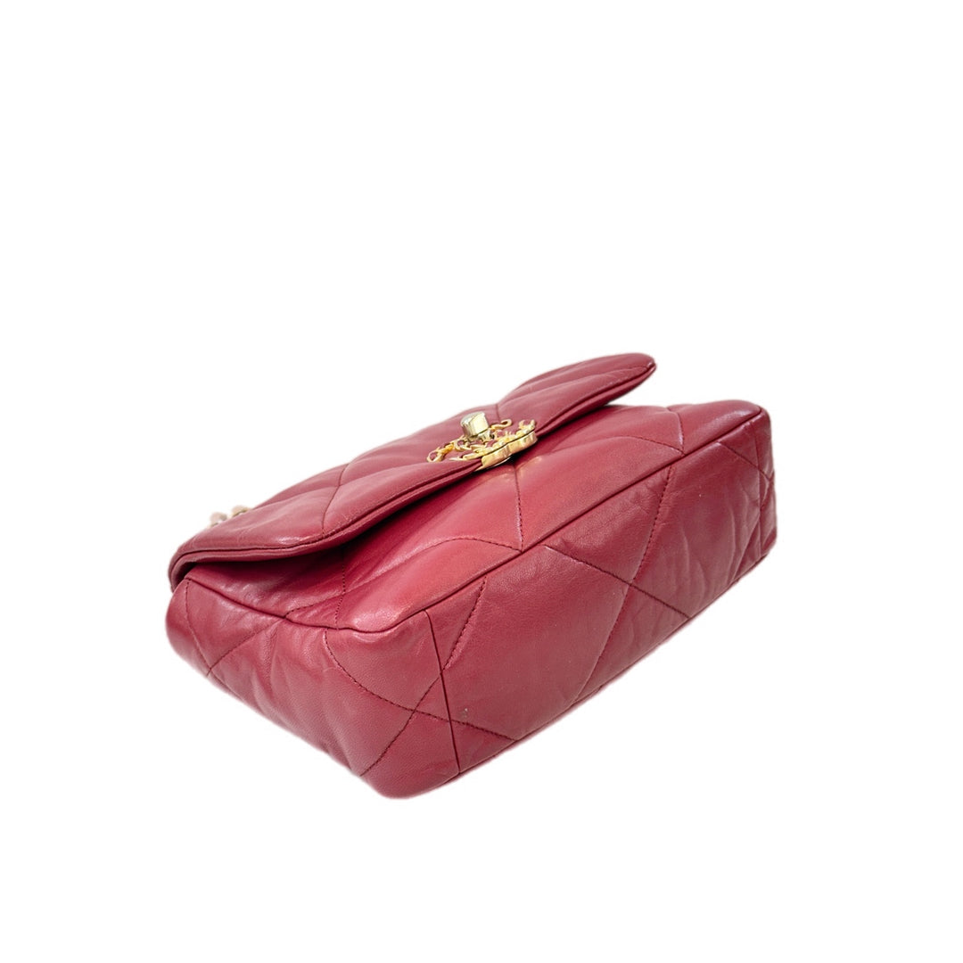 Chanel 19 Small Bag Burgundy