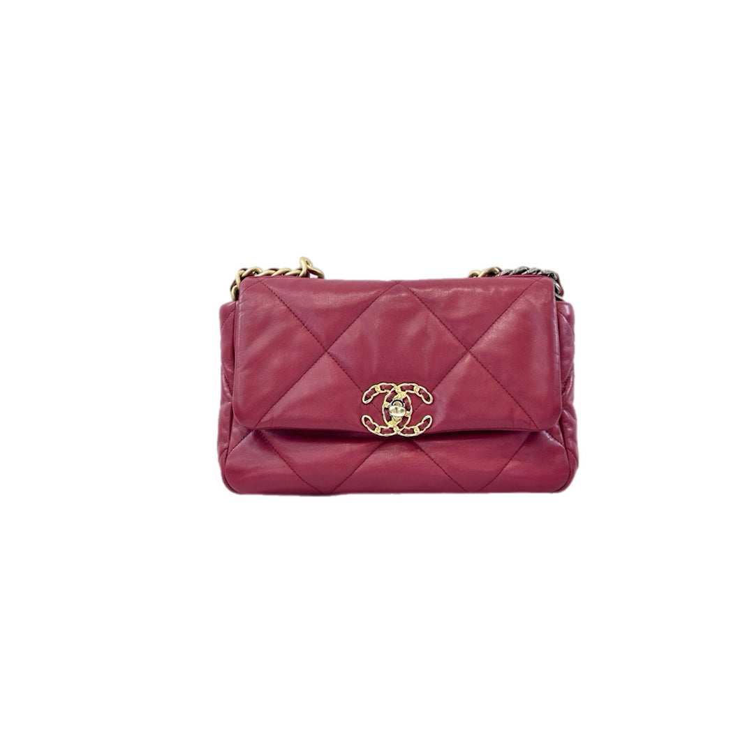 Chanel 19 Small Bag Burgundy