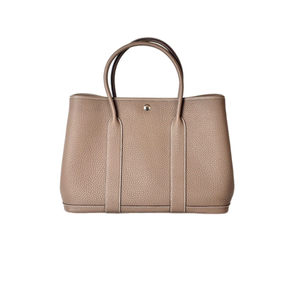 Hermes Etoupe Garden Party 36cm Bag