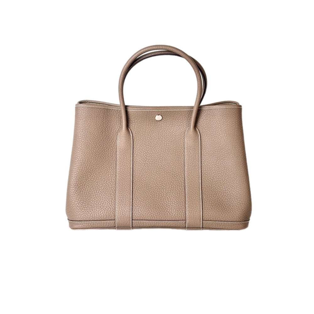 Hermes Etoupe Garden Party 36cm Bag