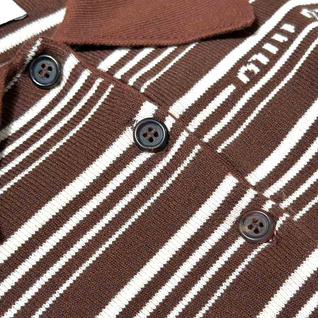 Miumiu Clothing Strip Cropped Polo Shirt #38