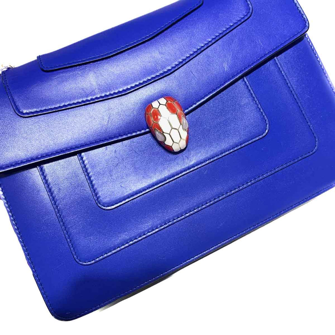 Bvlgari Blue Serpenti Forever Bag