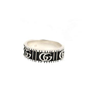 Gucci GG Marmont wide ring Silver Ring 23# - Jiaxyk