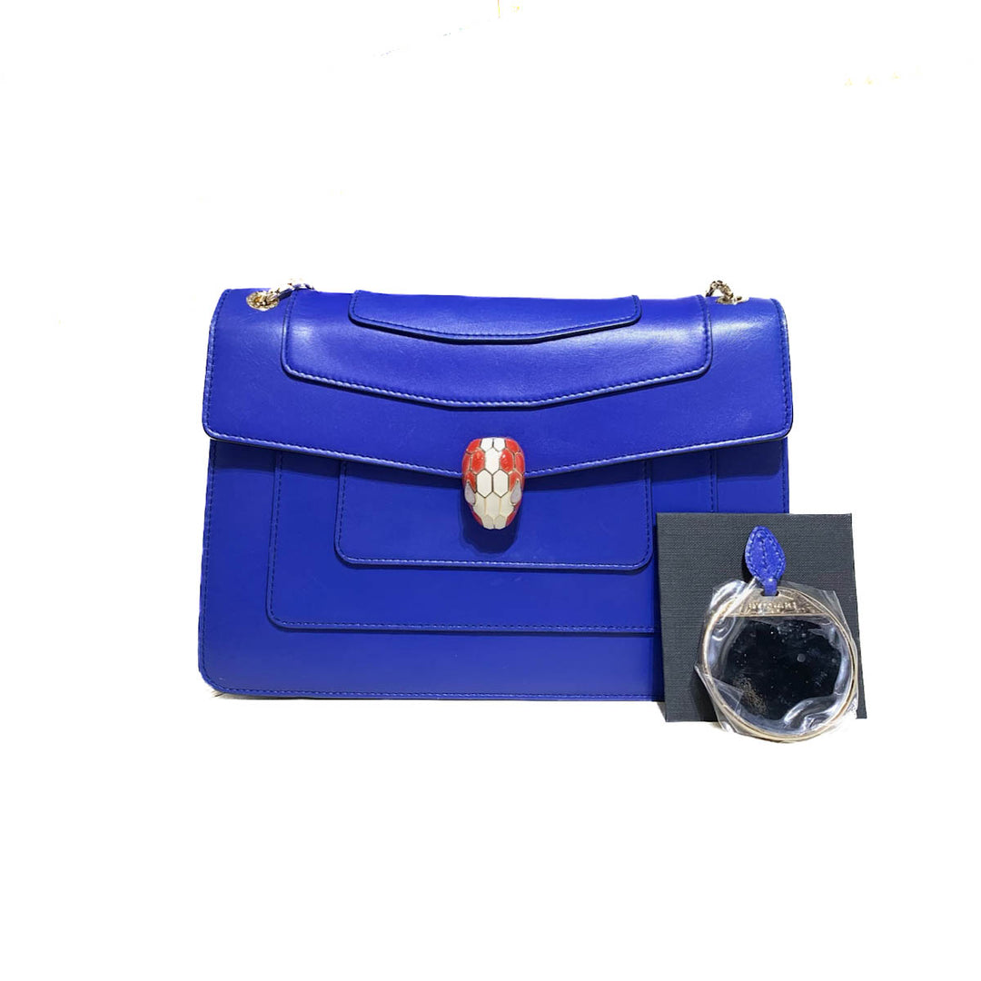 Bvlgari Blue Serpenti Forever Bag