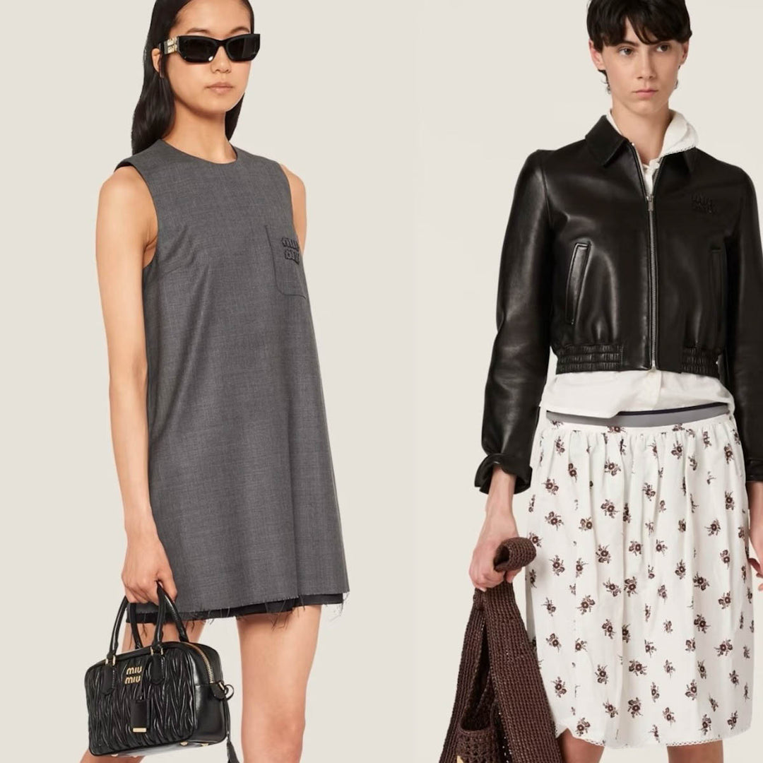 Miumiu Clothing Sleeveless Grey Mini Dress #36