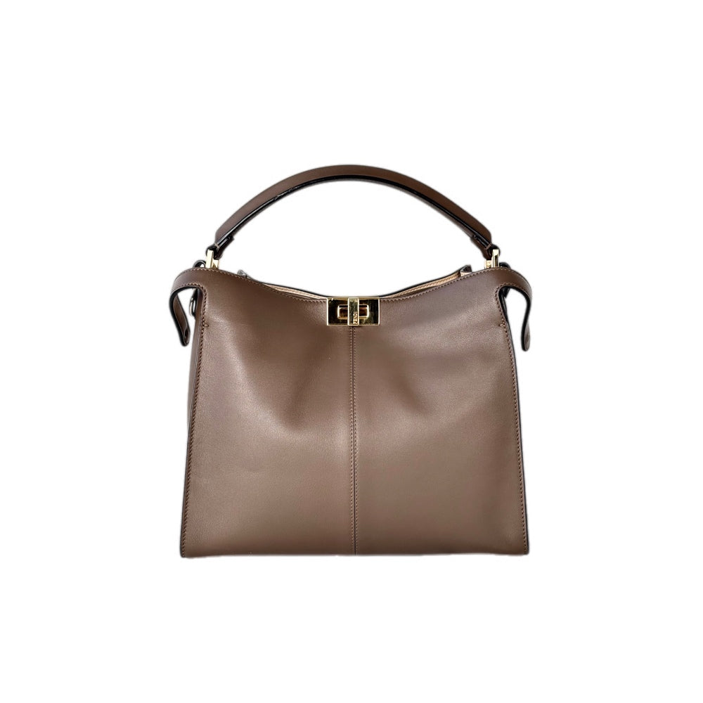 Fendi Peekaboo Brown Soft Small Bag