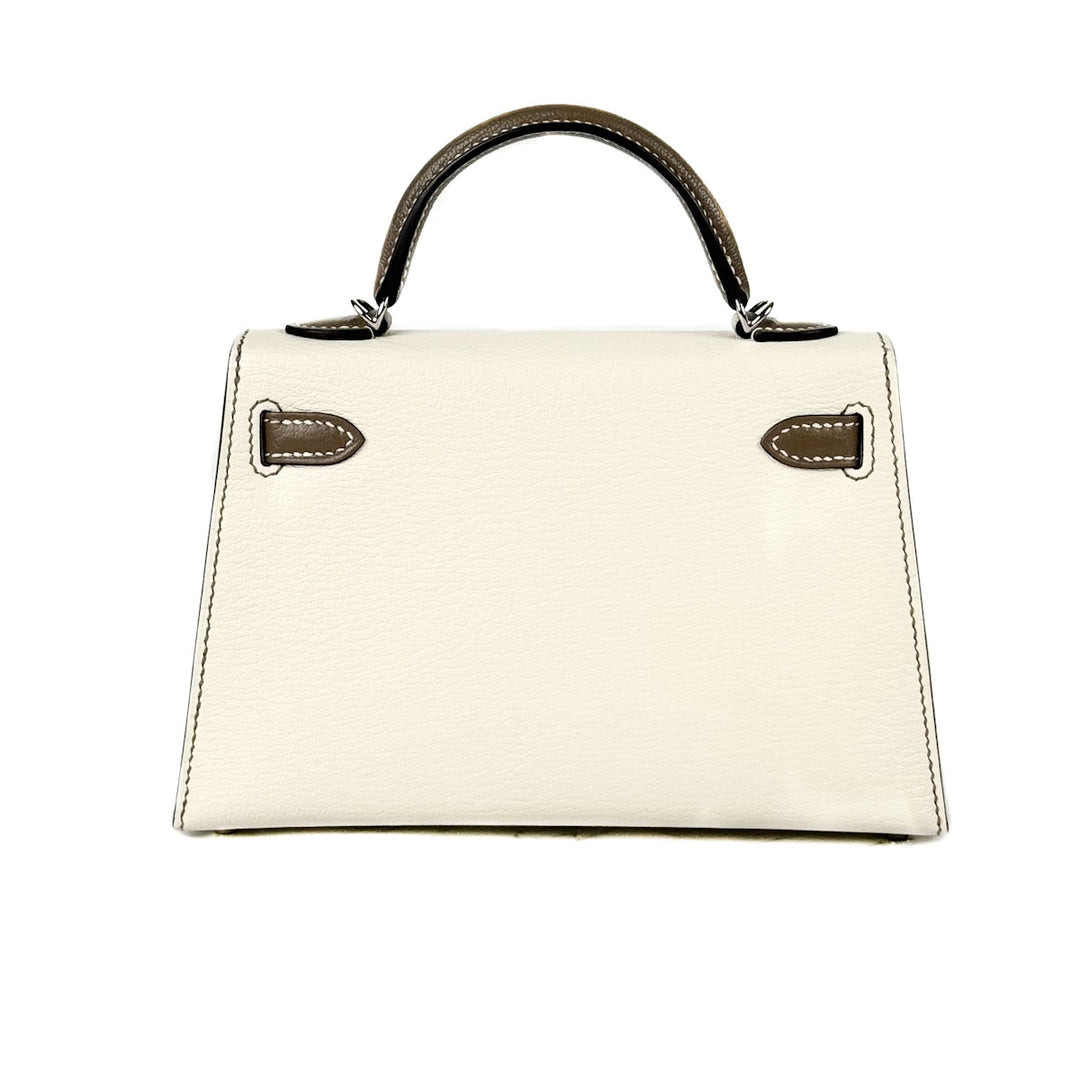 Hermes Kelly Mini Bag Nata/Etoupe