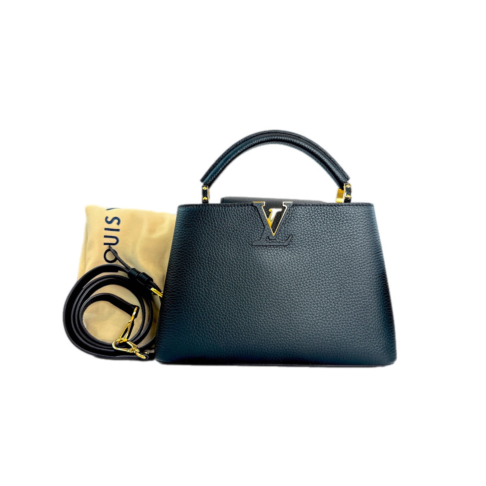 Louis Vuitton Capucines Bb 27cm Black