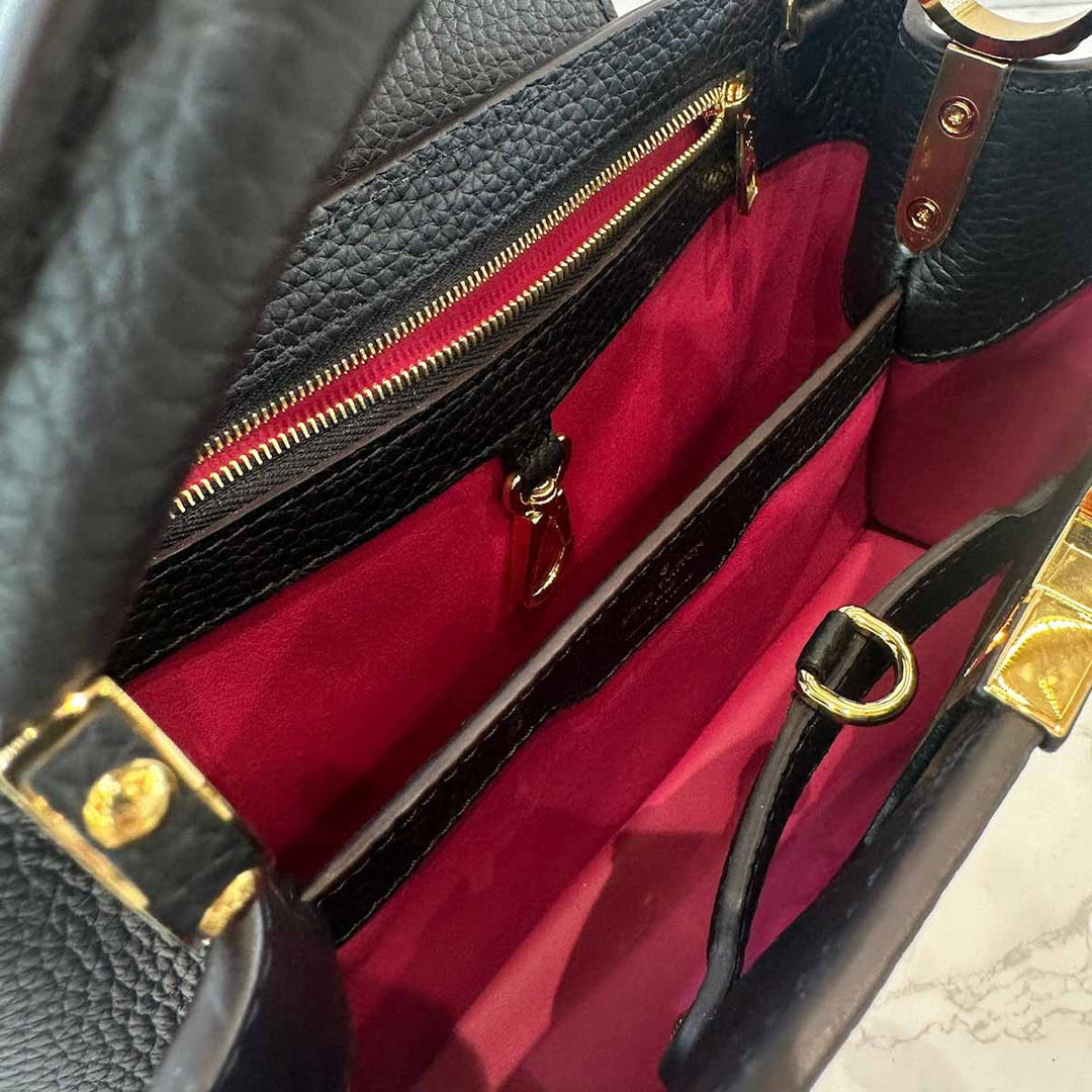 Louis Vuitton Capucines Bb 27cm Black