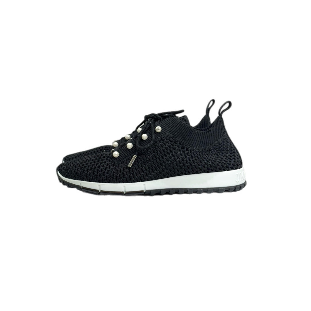 Jimmy Choo Black Sneaker with Pearl Shoes #38 - Jiaxyk