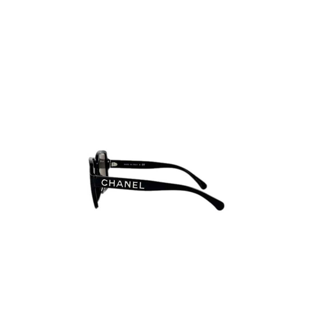 Chanel Square Frame Black Sunglasses