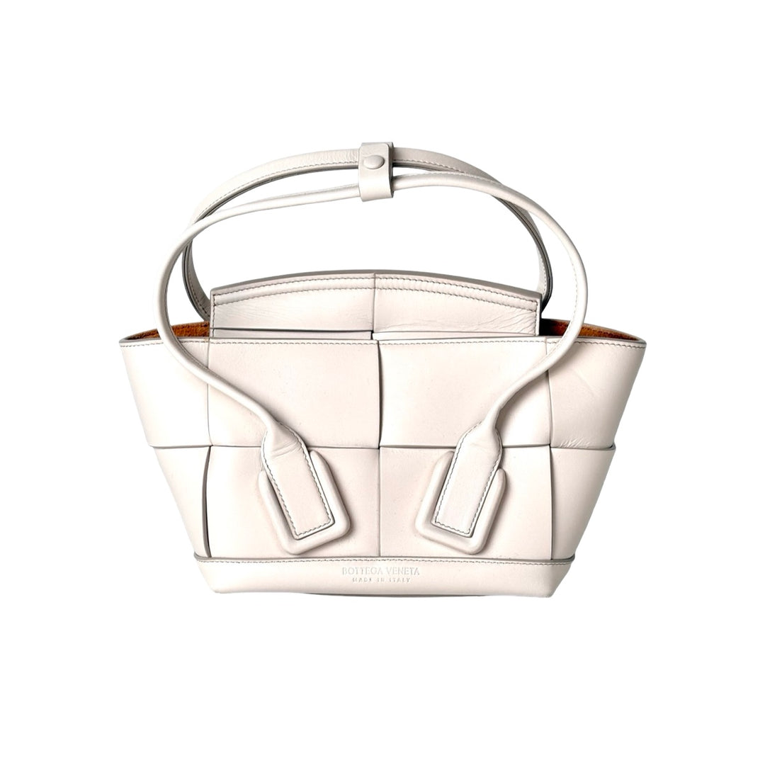 Bottega Veneta Arco White Tote Bag