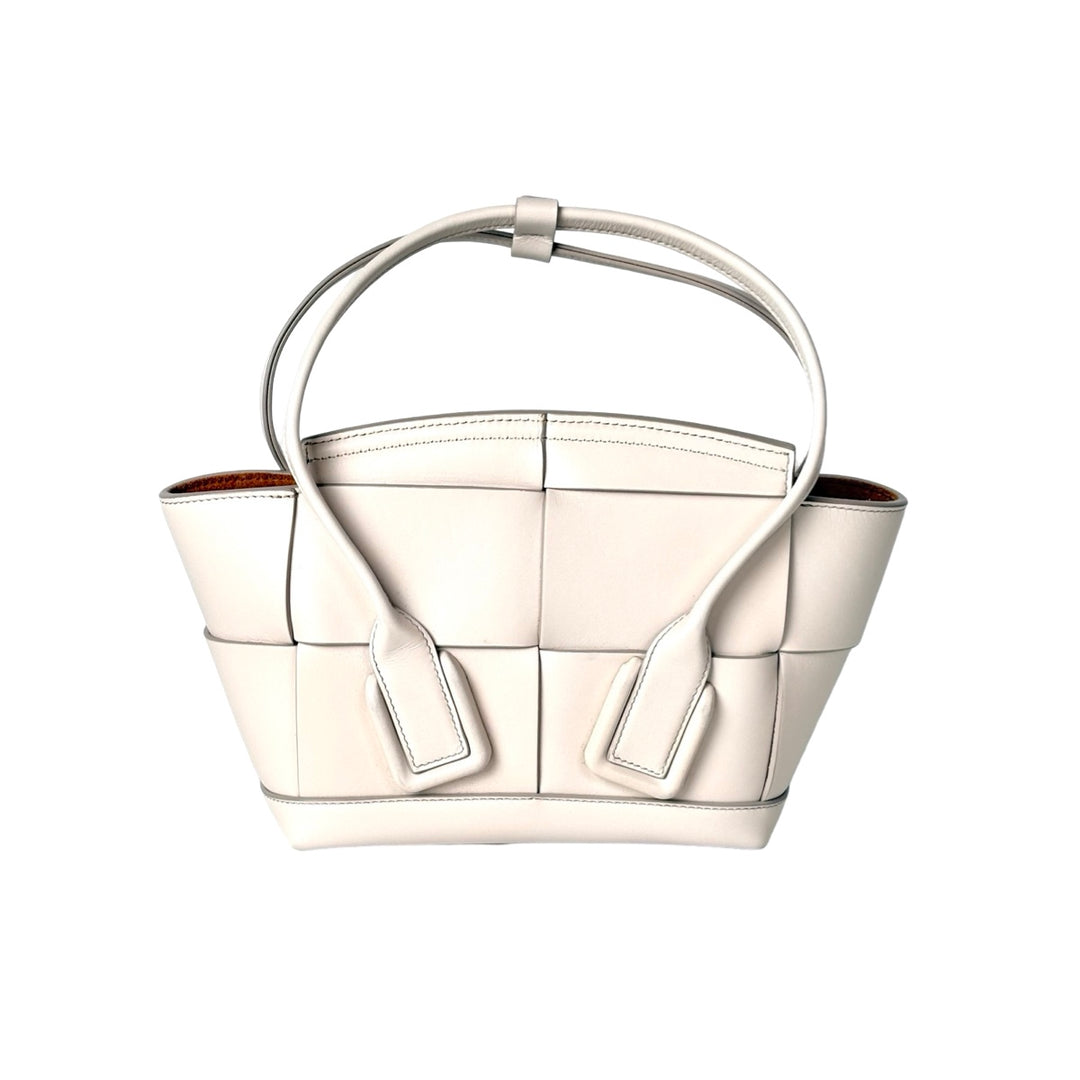Bottega Veneta Arco White Tote Bag