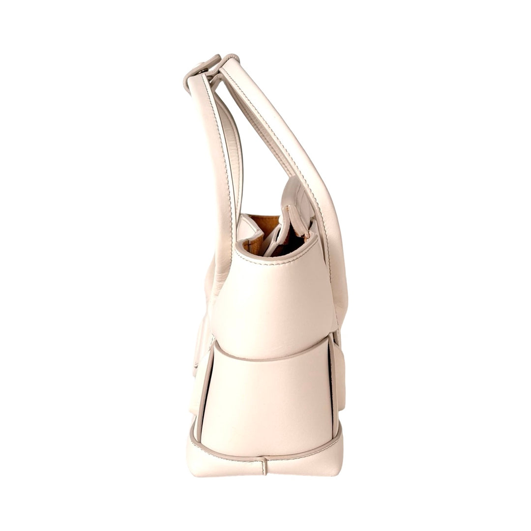 Bottega Veneta Arco White Tote Bag