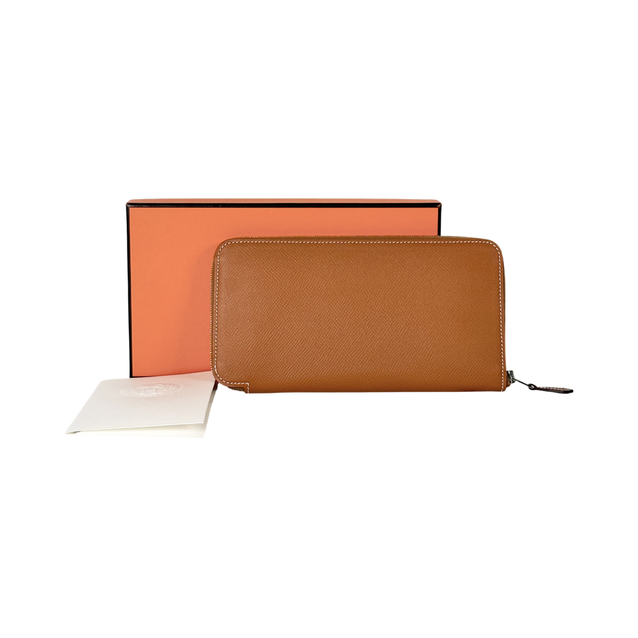 Hermès Azap Silk'In Long Wallet Gold Epsom
