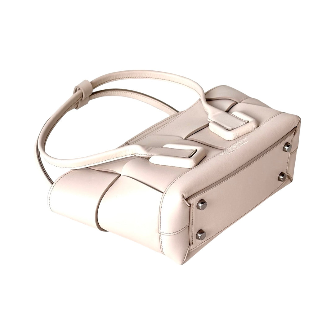 Bottega Veneta Arco White Tote Bag