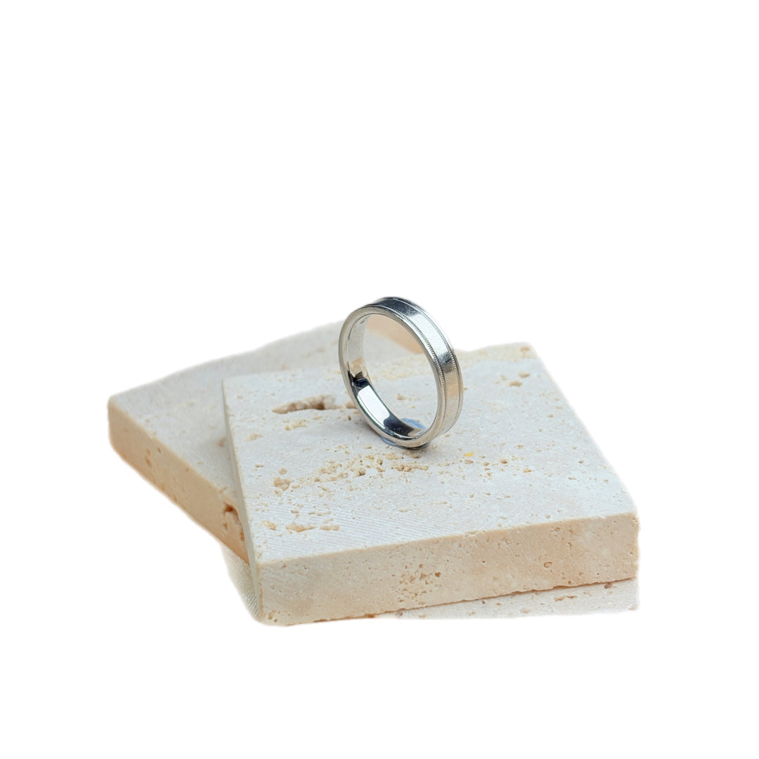 Tiffany Wedding Band Ring PT950 #56