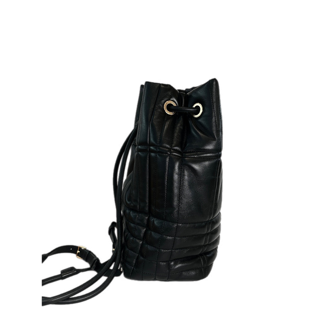 Burberry Lola Lambskin Backpack Black