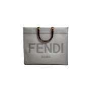 Fendi Medium Grey Sunshine Tote Bag - Jiaxyk
