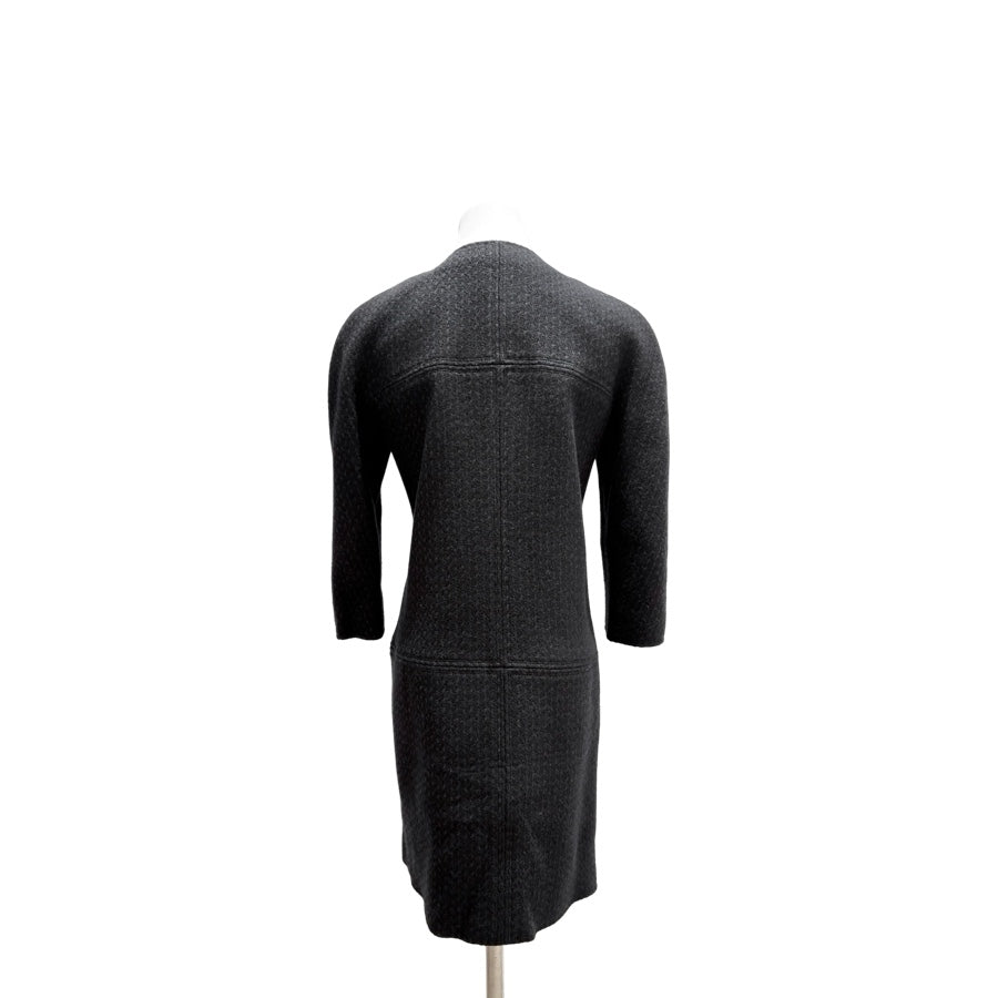 Chanel Black /Blue Tweed Jacket #34