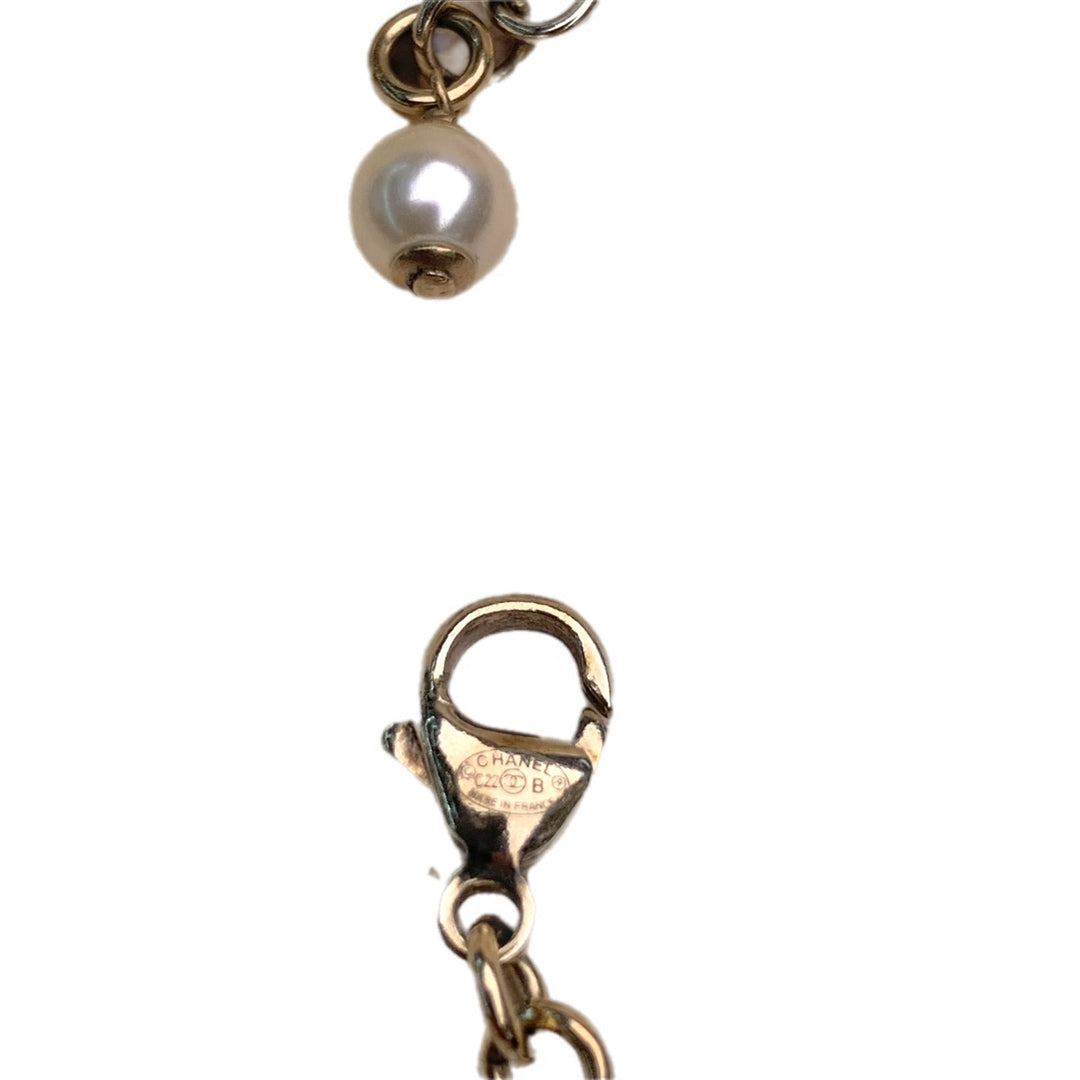 Chanel Heart Crystal Necklace