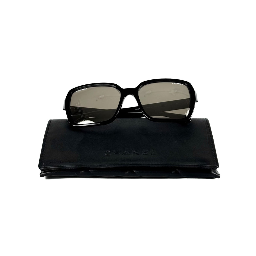 Chanel Square Frame Black Sunglasses