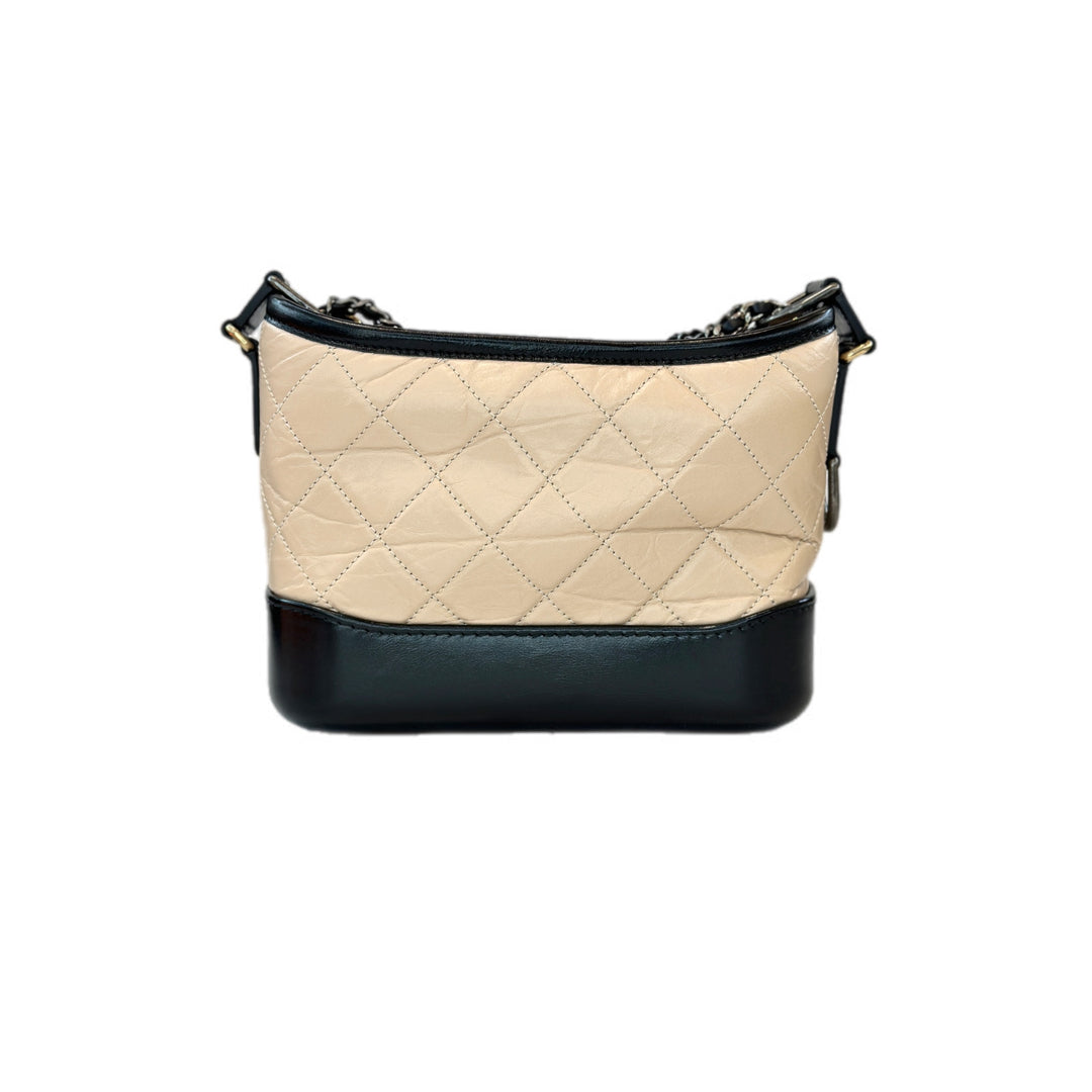 Chanel Cream/Black Gabrielle Small Bag - Jiaxyk