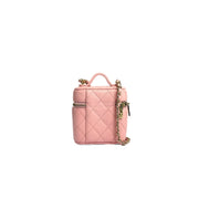 Chanel Mini Top Handle Pink Vanity Case Bag