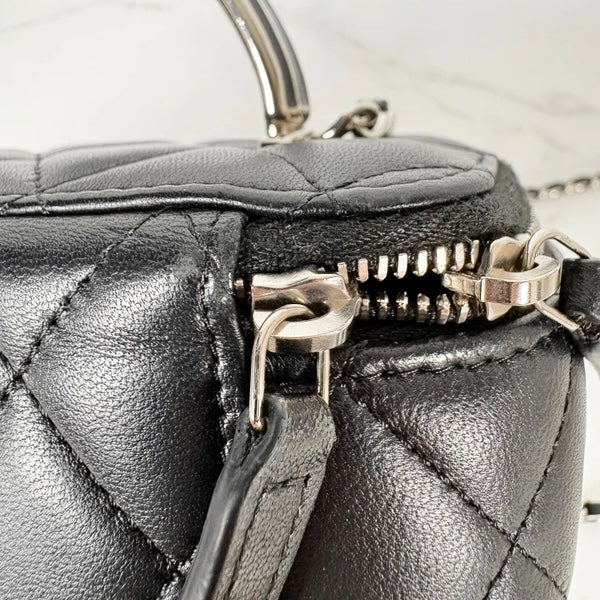 Chanel Lambskin Black Vanity Box Bag