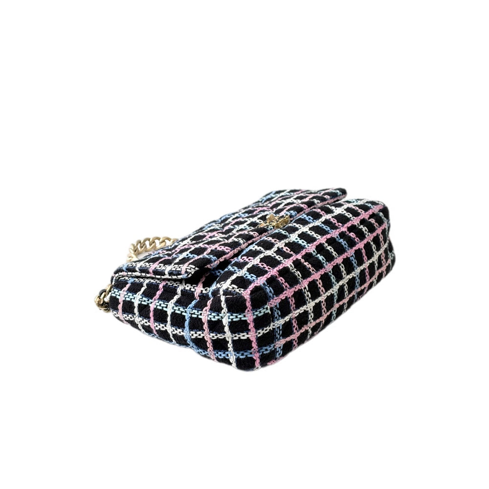 Chanel Multicolor Tweed 19 Large Bag