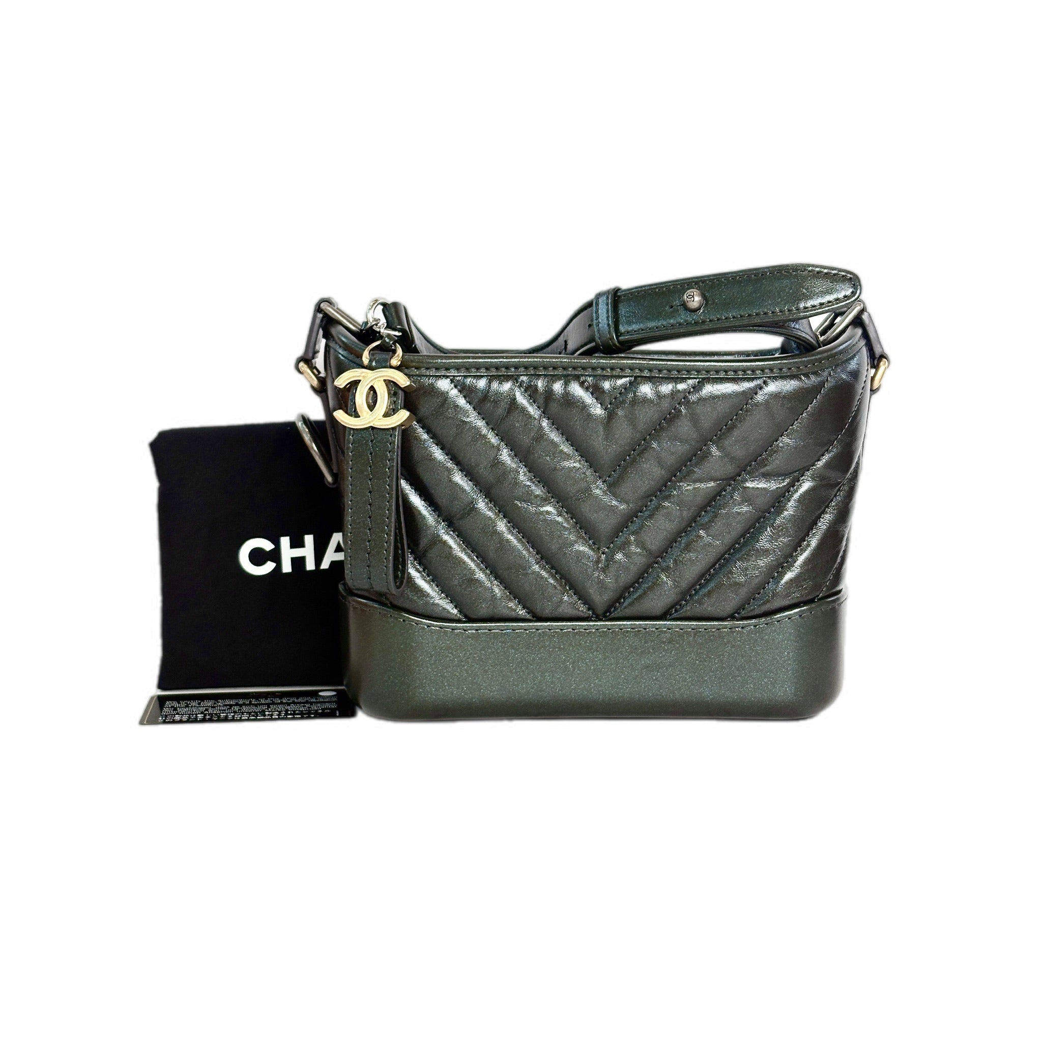 Chanel Gabrielle Small Dark Green
