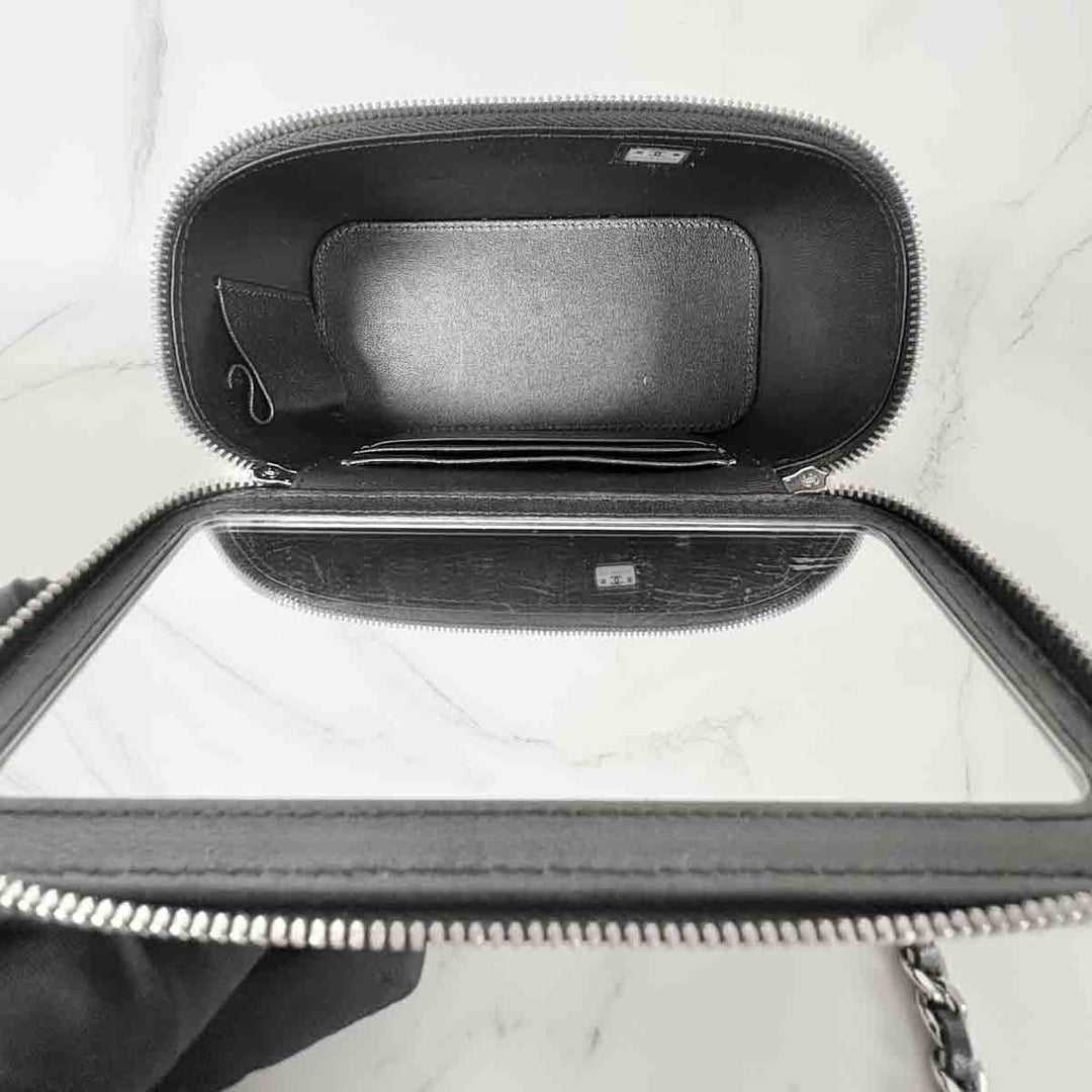 Chanel Lambskin Black Vanity Box Bag