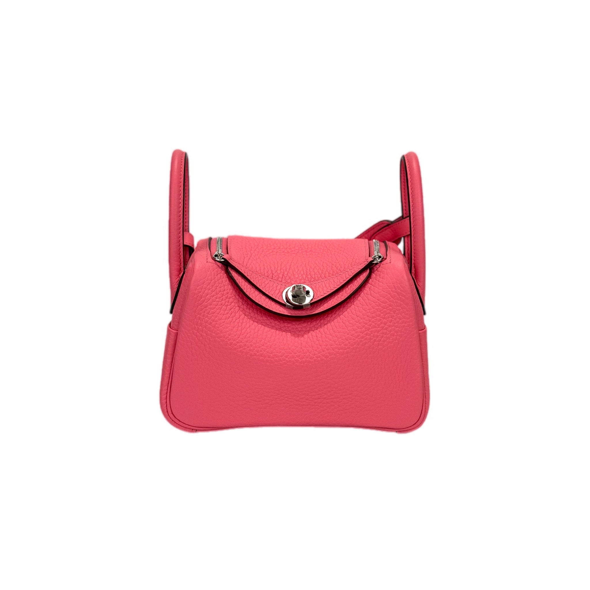 Hermes Mini Lindy Bag TC 8W Rose Azalee - Jiaxyk