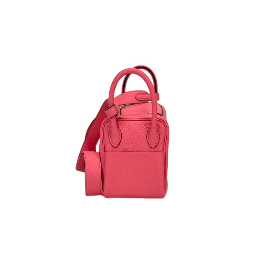 Hermes Mini Lindy Bag TC 8W Rose Azalee - Jiaxyk